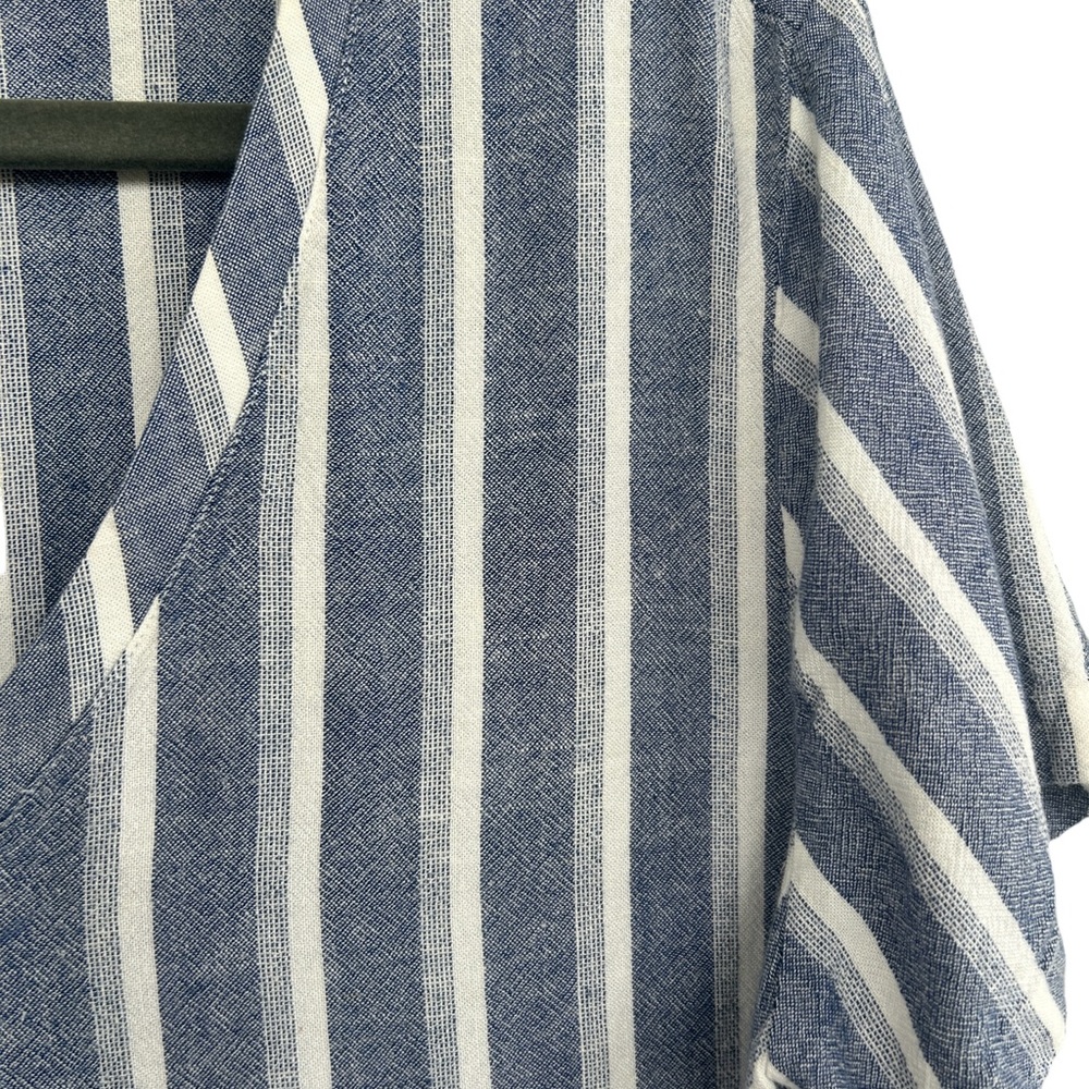 3/$25 Anthropologie Cloth & Stone Linen Blend Loose Relaxed Fit Midi Shirt Dress - Picture 7 of 8